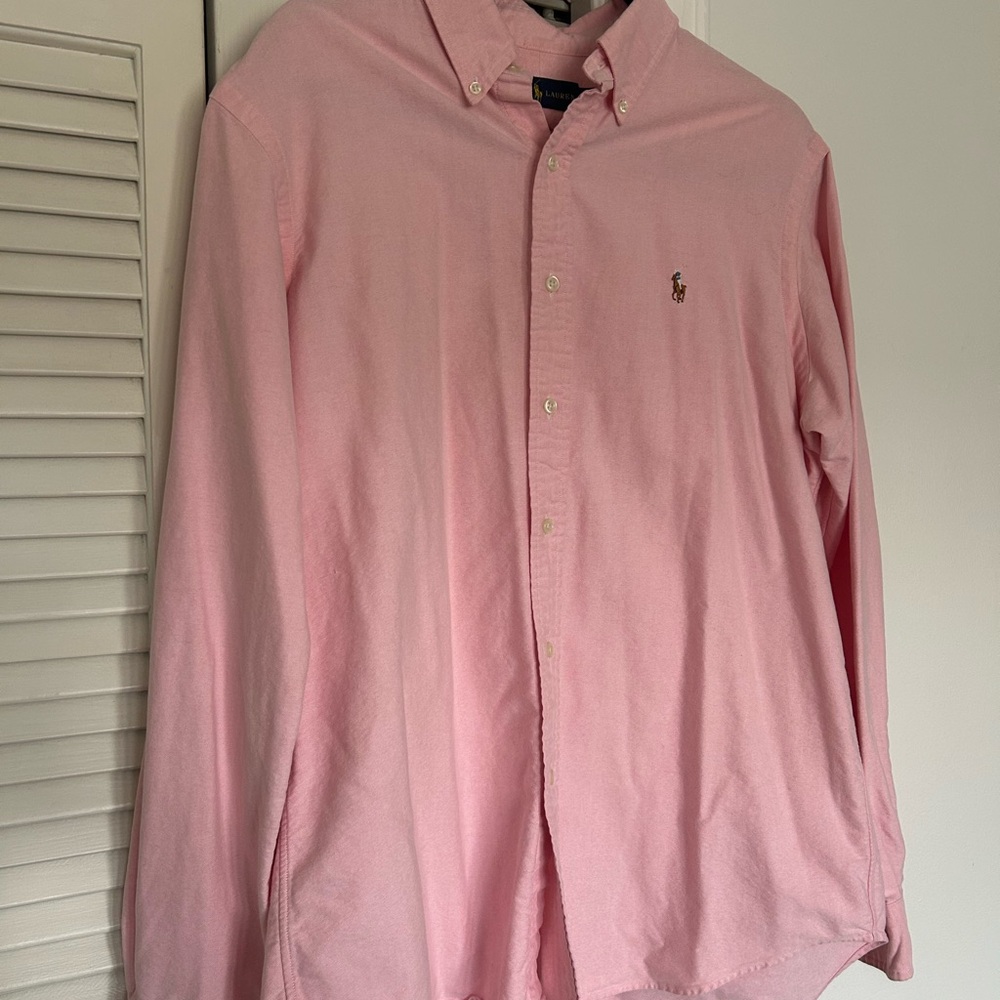 Ralph Lauren Men's Light Pink Casual Shirt